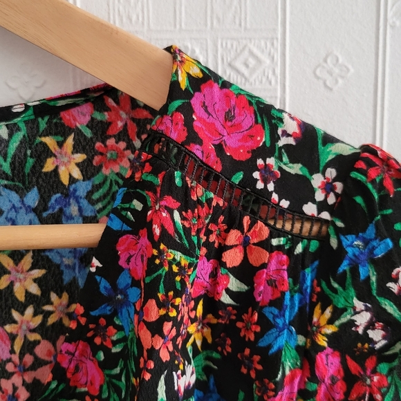 Midi floral wrap dress - Picture 5 of 6